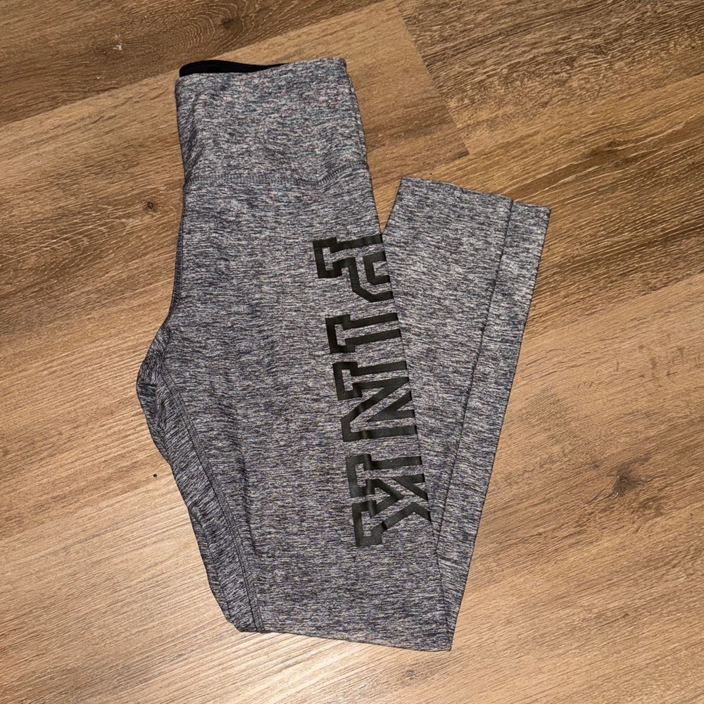 PINK Victoria's Secret Ultimate Leggings - Black and Gray